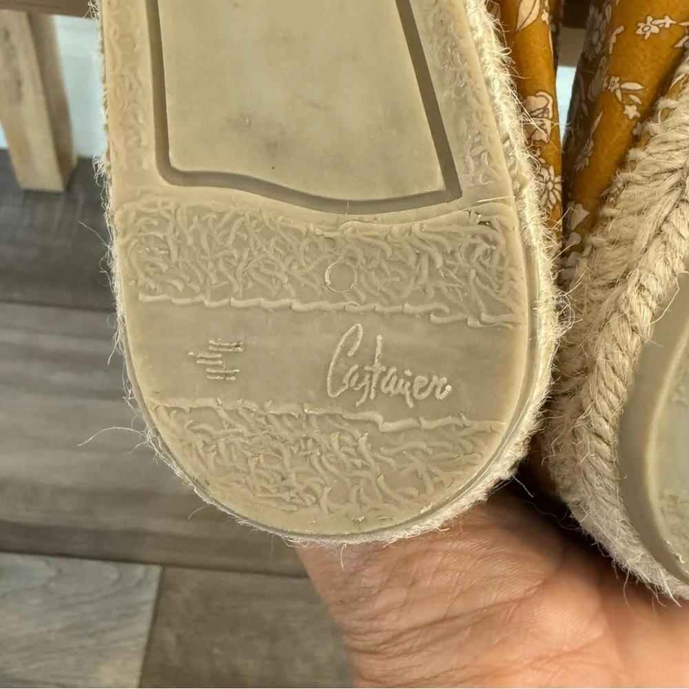 Castañer- Floral Canvas Espadrille - Size 39